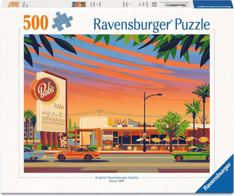 Puzzle Ravensburger 500 dílků Americká restaurace