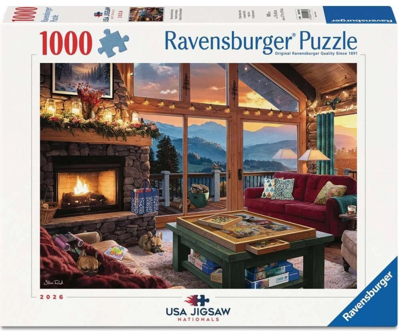 Ravensburger puzzle USA Jigsaw Nationals 2026 1000 dílků