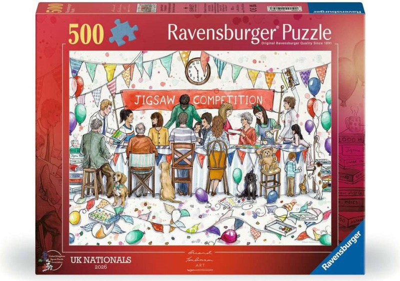 Puzzle Ravensburger 500 dílků Puzzle komunita - UK Nationals 2026