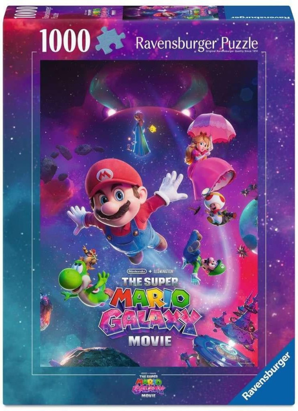 Ravensburger puzzle Super Mario galaktický film 1000 dílků