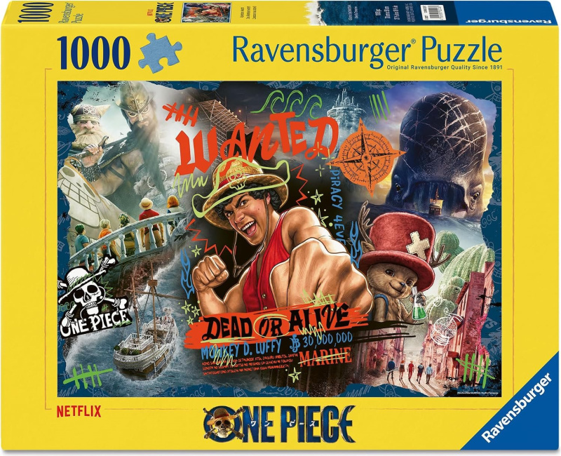 Puzzle Ravensburger 1000 dílků One Piece: Dobrodružství čeká!