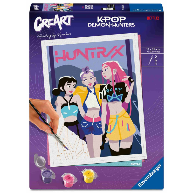 CreArt K-pop: lovkyně démonů – malování podle čísel