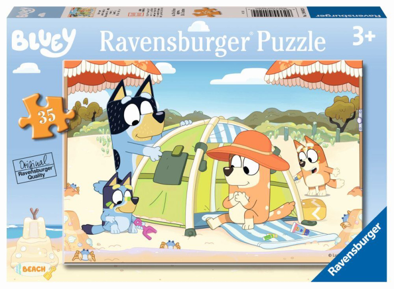 Ravensburger Bluey na pláži 35 dílků