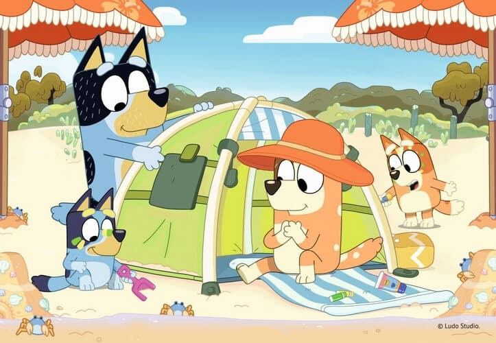 Ravensburger Bluey na pláži 35 dílků