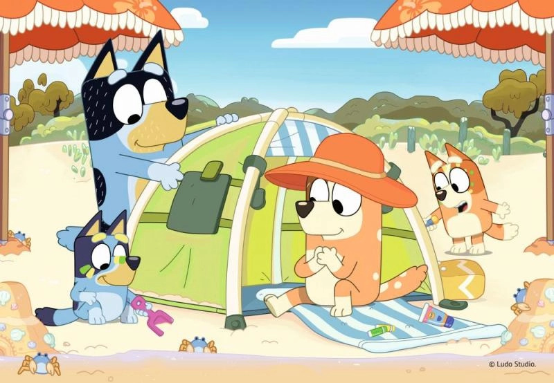 Ravensburger Bluey na pláži 35 dílků