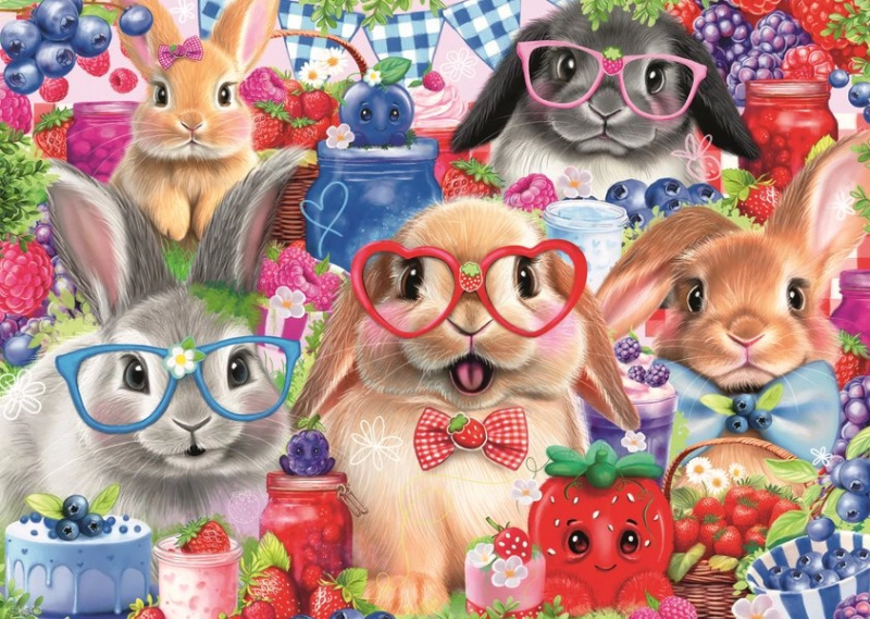 RAVENSBURGER Zajíčci a lesní ovoce 35 dílků