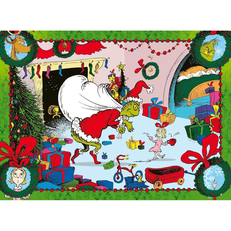 RAVENSBURGER Grinch XXL 100 dílků
