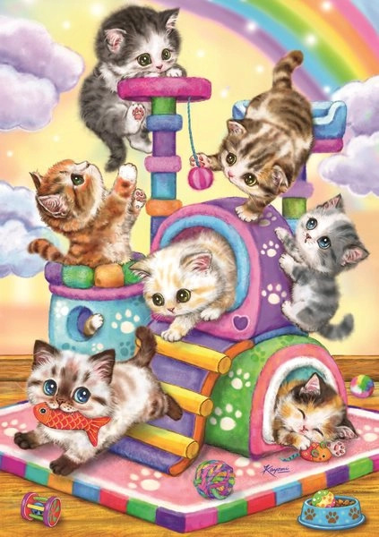 RAVENSBURGER Hravá koťátka 35 dílků
