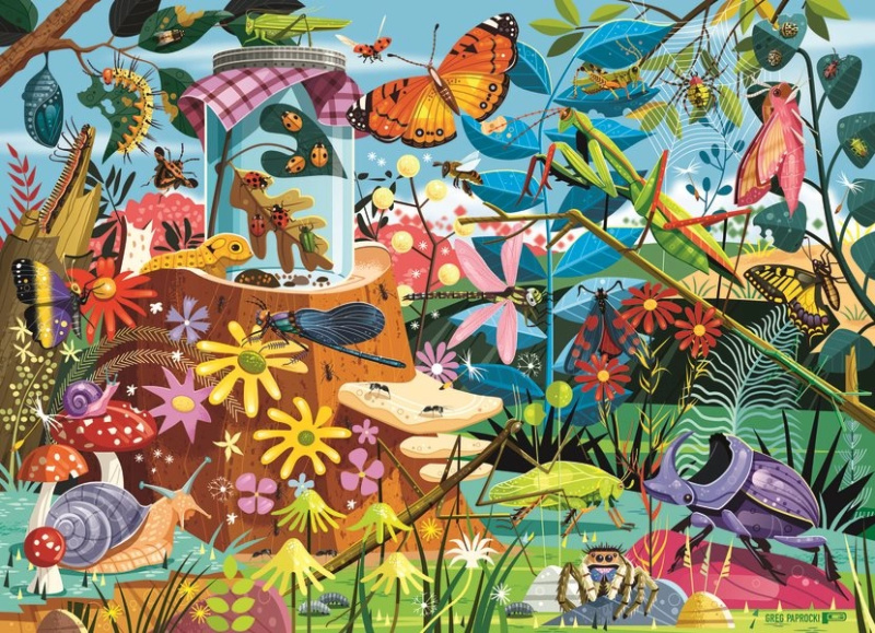 RAVENSBURGER Zahradní dobrodružství s broučky 60 dílků