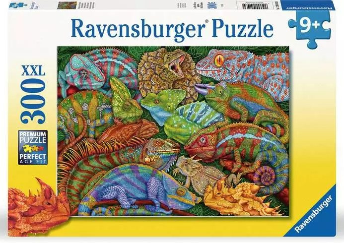 Ravensburger puzzle Úžasní plazi 300 dílků