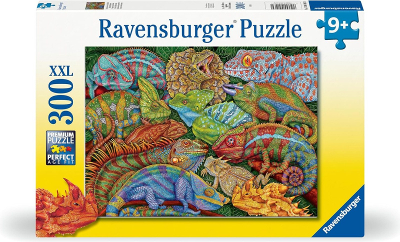 Ravensburger puzzle Úžasní plazi 300 dílků