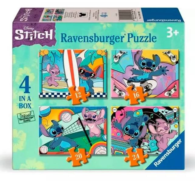 Ravensburger Disney Stitch 4v1 12/16/20/24 dílků