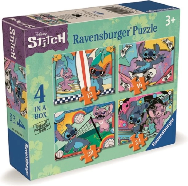 Ravensburger Disney Stitch 4v1 12/16/20/24 dílků