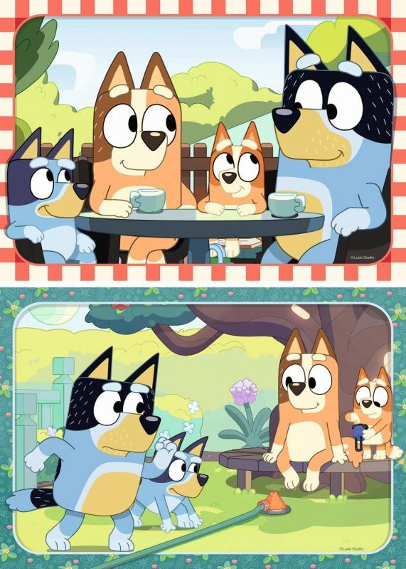 Ravensburger Bluey na pikniku 2x12 dílků