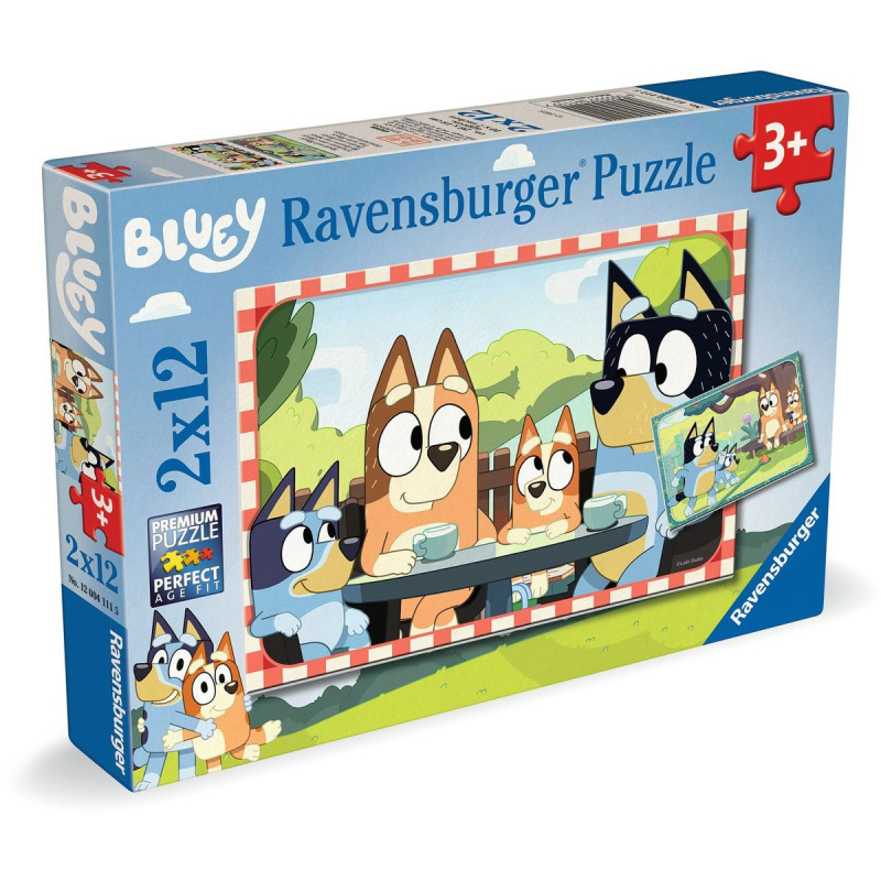 Ravensburger Bluey na pikniku 2x12 dílků
