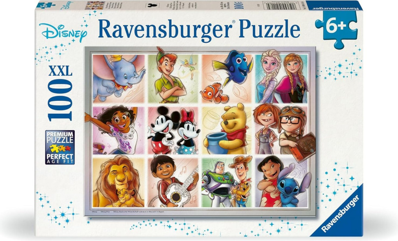 Disney postavy 100 dílků