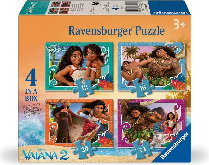 Ravensburger Puzzle Vaiana 4v1