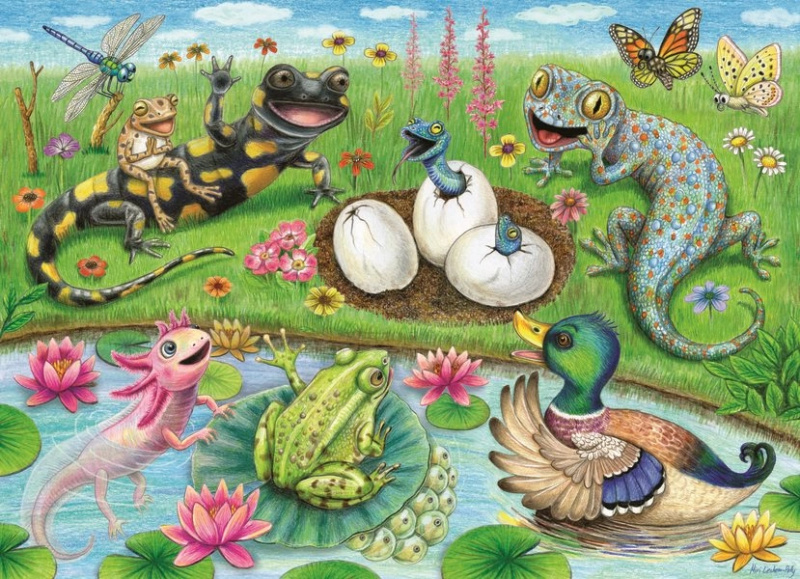 Puzzle vítejte mláďátka