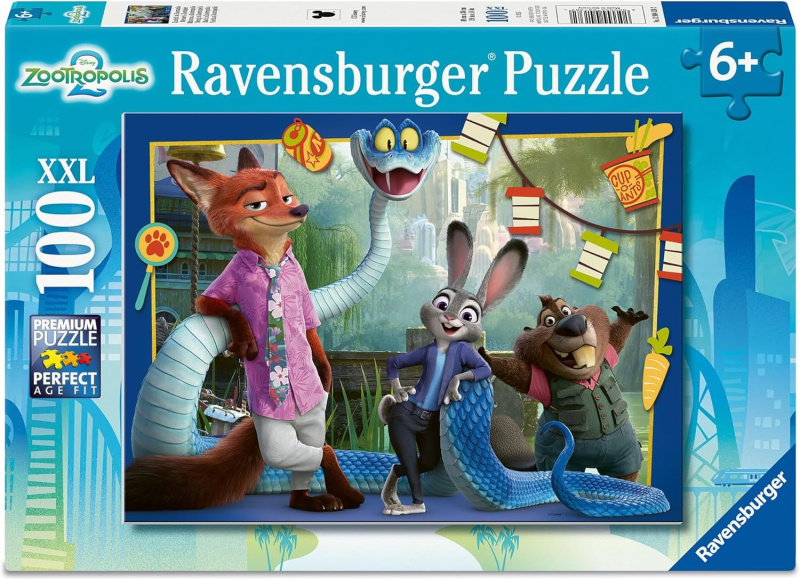 Ravensburger Zootropolis Město zvířat puzzle 100 dílků