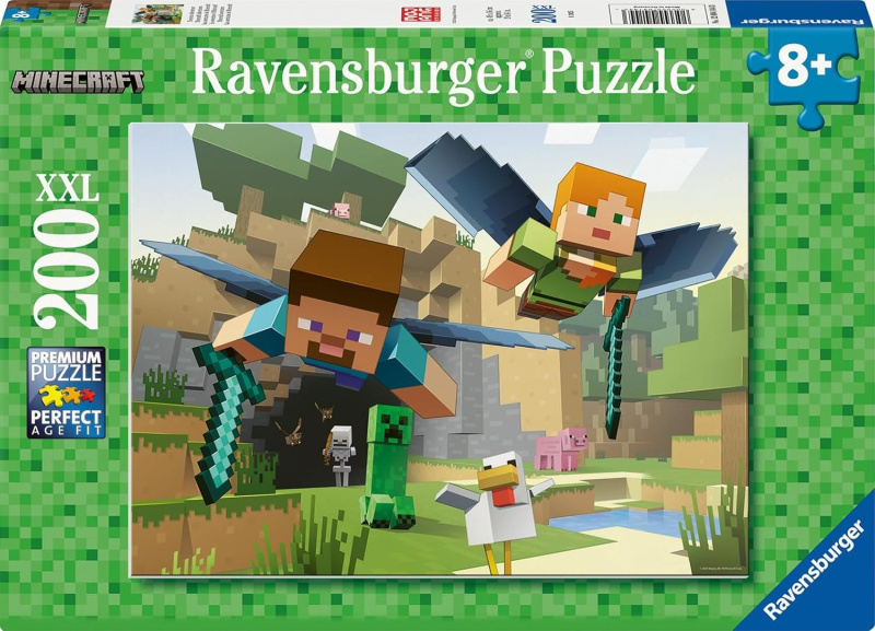 Ravensburger Minecraft Puzzle 200 dílků