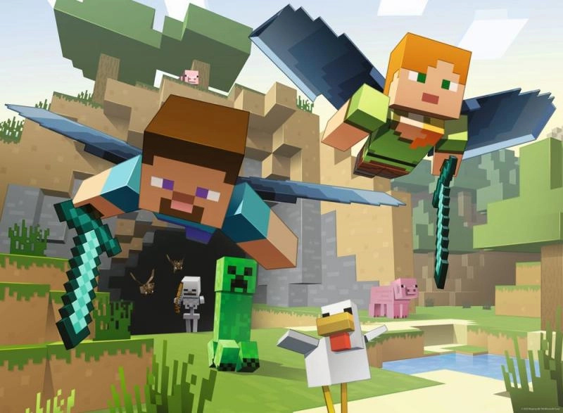 Ravensburger Minecraft Puzzle 200 dílků
