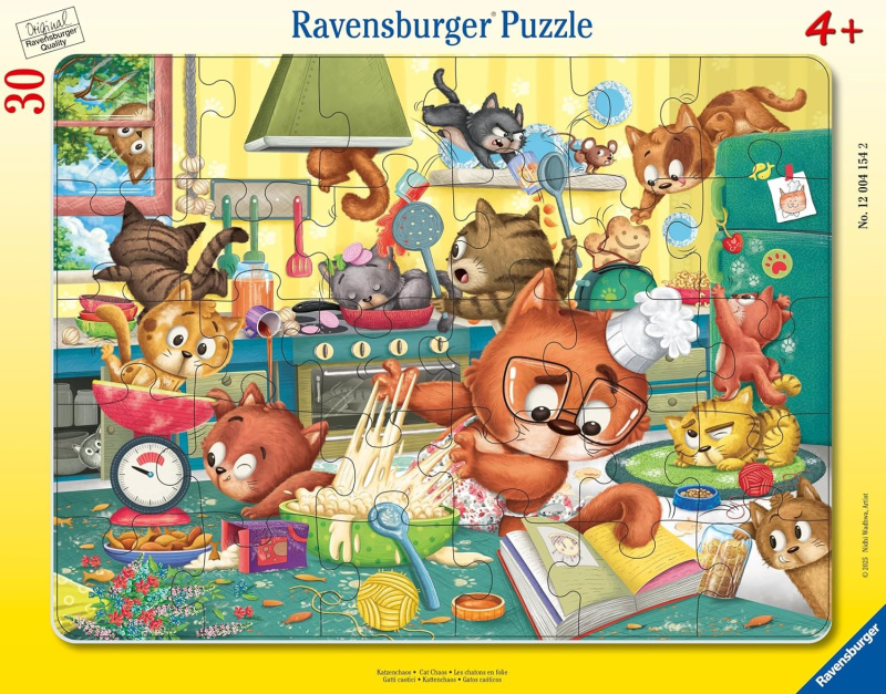 Ravensburger puzzle Kočičí blázinec 30 dílků