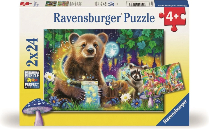 RAVENSBURGER Kamarádi z kouzelného lesa 2x24 dílků