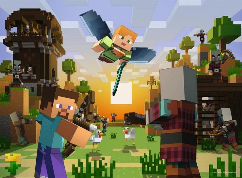 Ravensburger Minecraft Puzzle 150 dílků