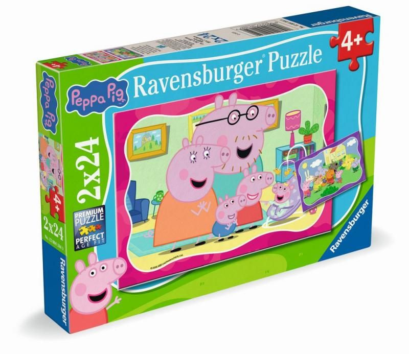 Ravensburger Prasátko Peppa 2x24 dílků