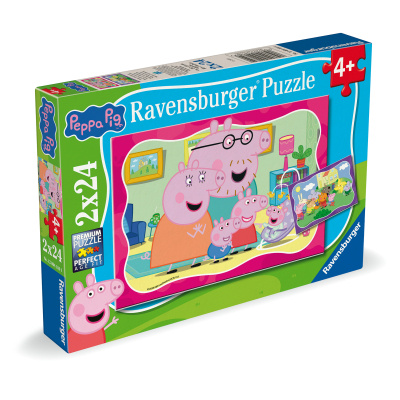 Ravensburger Prasátko Peppa 2x24 dílků