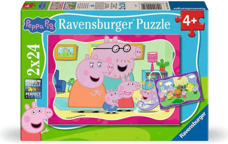 Ravensburger Prasátko Peppa 2x24 dílků
