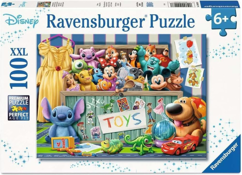 ravensburger puzzle disney pohádkové postavy xxl 100 dílků