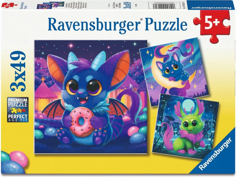 Ravensburger puzzle Malá Ďáblice 3×49 dílků