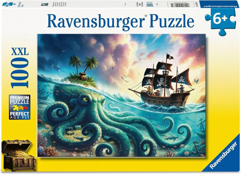 Ravensburger puzzle Pirátský poklad XXL 100 dílků