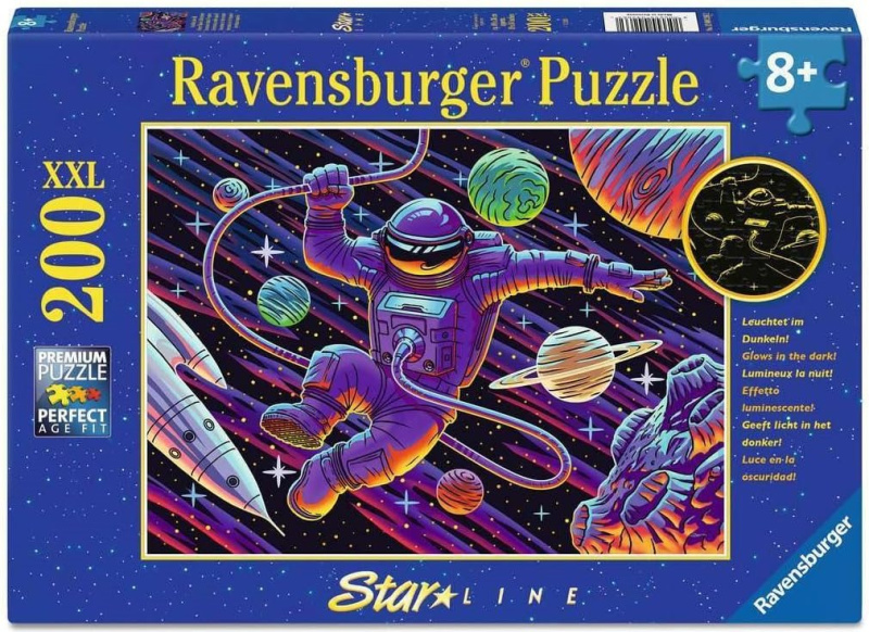 Ravensburger svítící puzzle výlet do vesmíru XXL 200 dílků