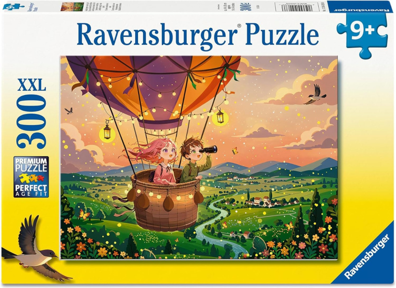 Puzzle pro děti Ravensburger 300 dílků XXL Let při západu slunce