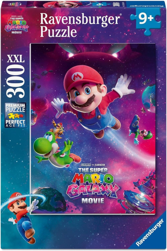 Puzzle pro děti Ravensburger 300 dílků XXL Super Mario galaktický film