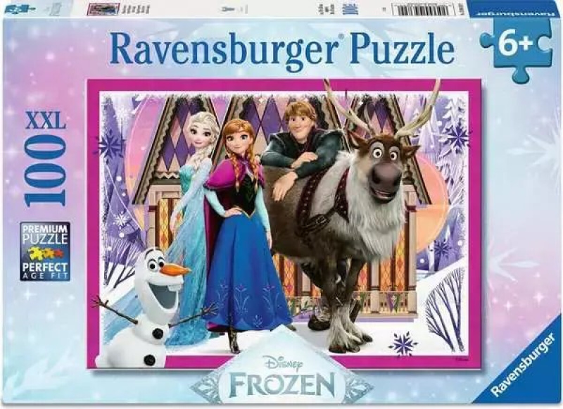 Puzzle pro děti Ravensburger 100 dílků XXL Ledové království
