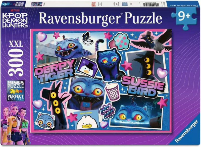 Puzzle pro děti Ravensburger 300 dílků XXL K-pop: Lovkyně démonů - Derpy a Sussie