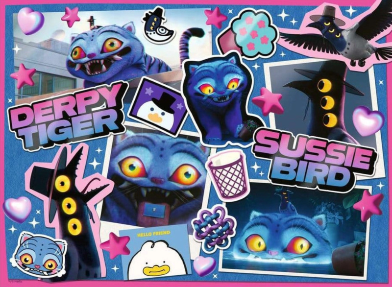 Puzzle pro děti Ravensburger 300 dílků XXL K-pop: Lovkyně démonů - Derpy a Sussie