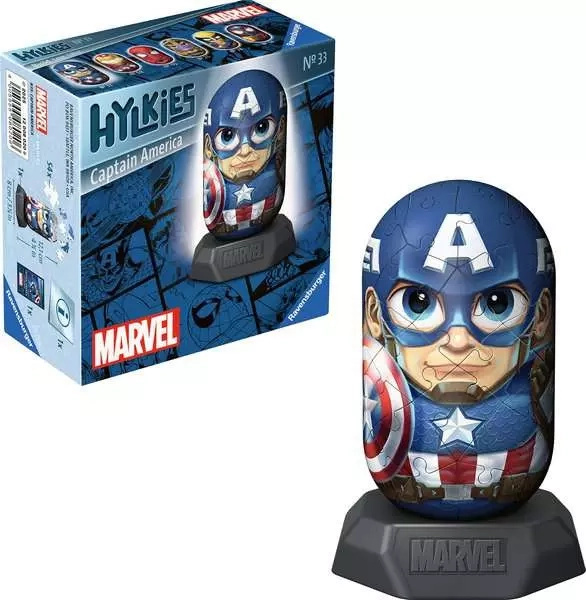 Ravensburger 3D puzzle Hylkies Marvel: Captain America 54 dílků