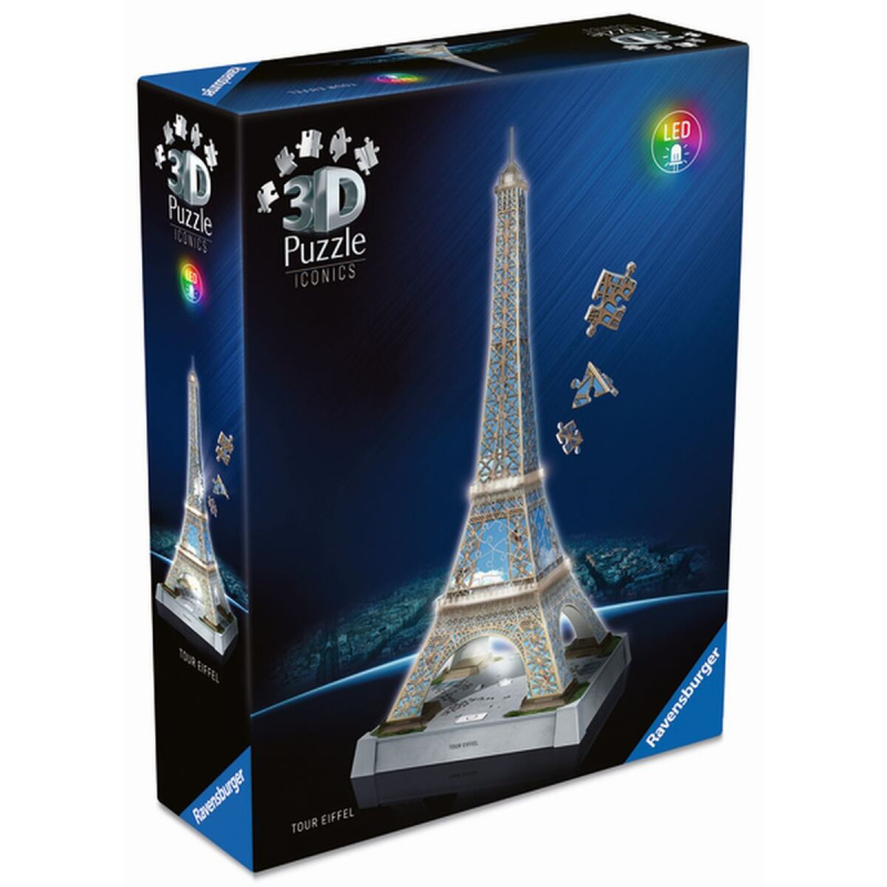 Ravensburger Iconics: Eiffelova věž (Noční edice)