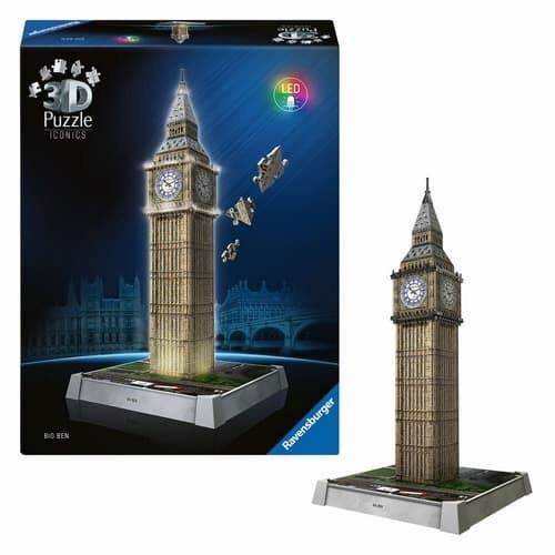 Ravensburger Iconics: Big Ben (Noční edice)