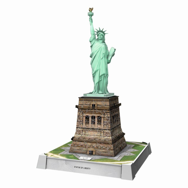 Ravensburger Iconics: Socha svobody (Noční edice) 3D Puzzle 128 dílků