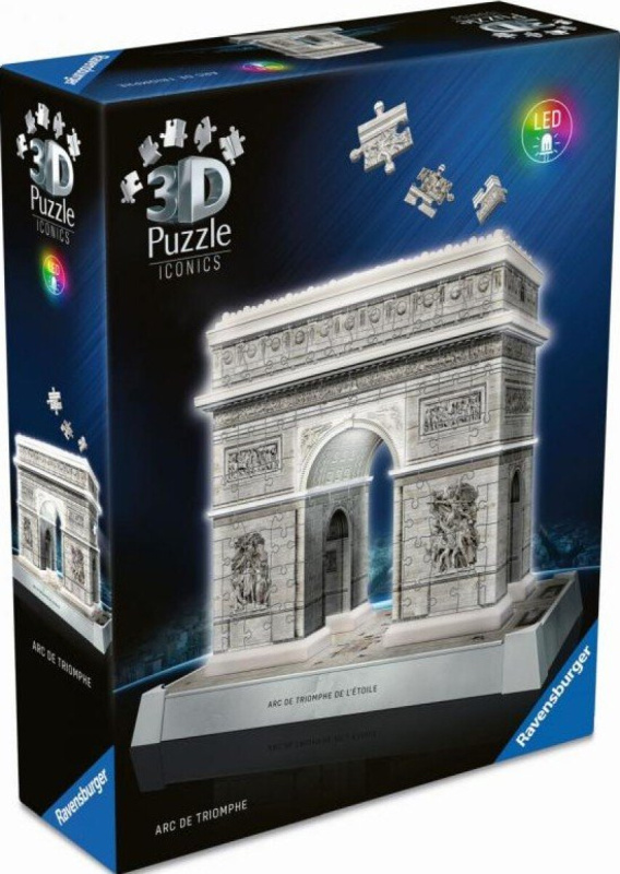 Ravensburger Iconics: Vítězný oblouk (Noční edice)