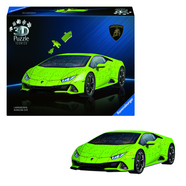 Ravensburger Iconics: Lamborghini Huracán Evo zelené