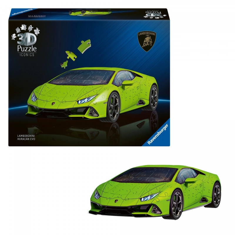 Ravensburger Iconics: Lamborghini Huracán Evo zelené