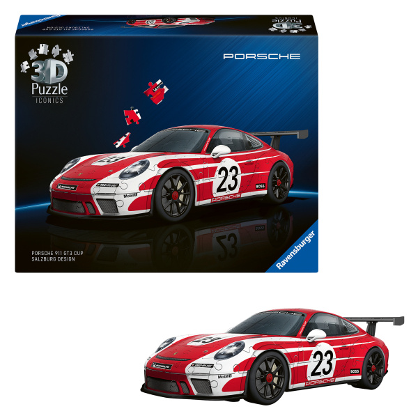 Ravensburger Iconics: Porsche 911 GT3 Cup Salzburg design