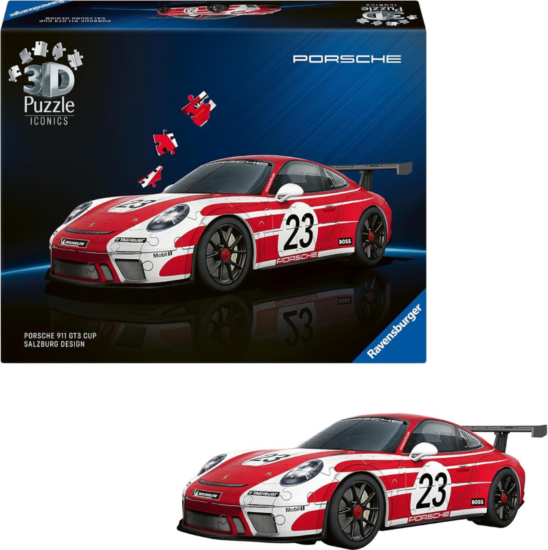 Ravensburger Iconics: Porsche 911 GT3 Cup Salzburg design