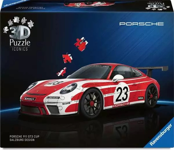 Ravensburger Iconics: Porsche 911 GT3 Cup Salzburg design